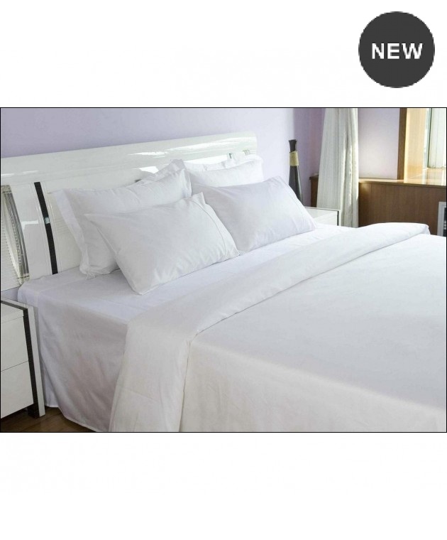 Σεντόνι ημίδιπλο 180x280 Cotton Classic Line TC170 Cotton 100% Le Blanc Σεντόνια Μονά