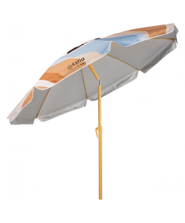 ESTIA ΟΜΠΡΕΛΑ ΘΑΛΑΣΣΗΣ SUMMER DAZE ΜΕ ΠΡΟΣΤΑΣΙΑ UPF 50+ ΑΛΟΥΜΙΝΙΟΥ 2m Ομπρέλες 