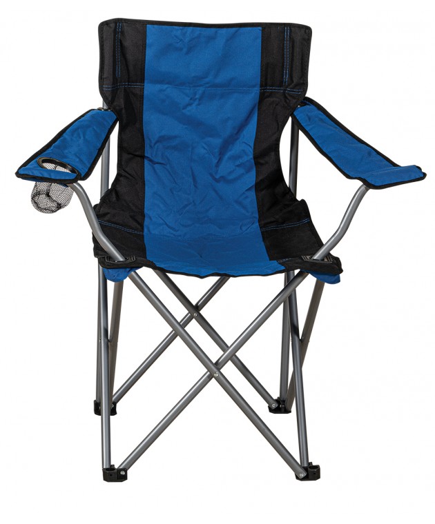 Μπλε Πτυσσόμενη Καρέκλα Camping Με Μεταλλικό Σκελετό 83Χ51Χ88 Καρέκλες Θαλάσσης