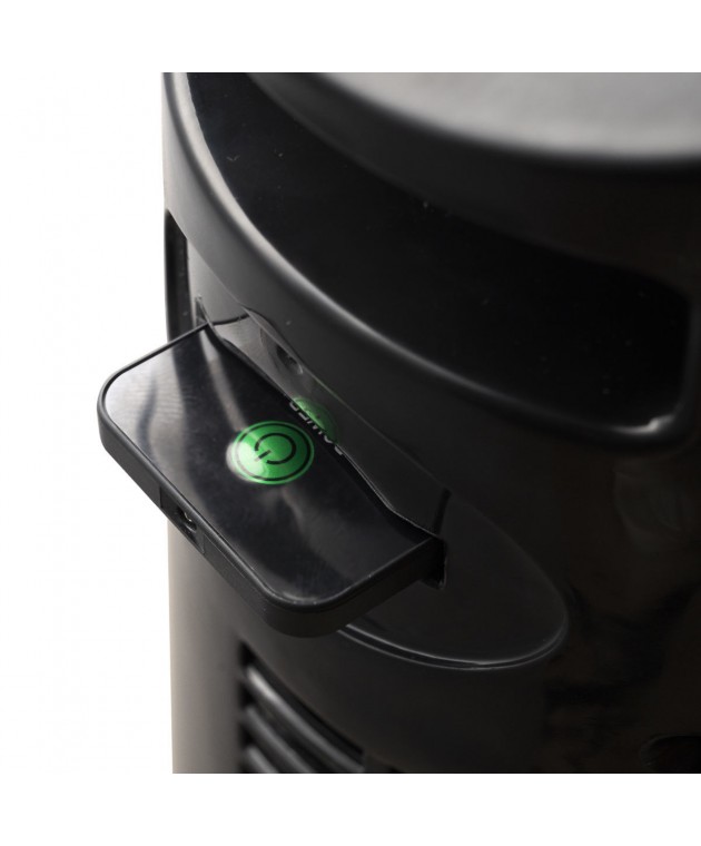 ESTIA ΑΝΕΜΙΣΤΗΡΑΣ ΔΑΠΕΔΟΥ ΠΥΡΓΟΣ TURRET 91cm 45w ΜΕ ΤΗΛΕΧΕΙΡΙΣΤΗΡΙΟ & ΧΡΟΝΟΔΙΑΚΟΠΤΗ Επιδαπέδιοι