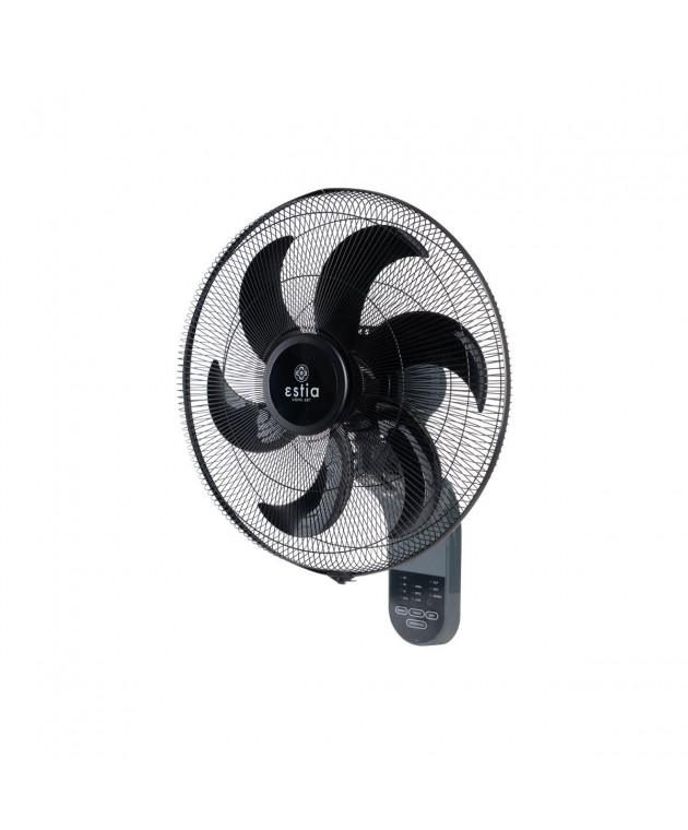  ΑΝΕΜΙΣΤΗΡΑΣ ΕΠΙΤΟΙΧΙΟΣ BOW 45cm 75w ΜΑΥΡΟΣ ΜΕ ΜΕ ΤΗΛΕΧΕΙΡΙΣΤΗΡΙΟ 06-21177 Οροφής