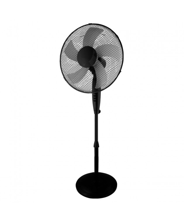 ESTIA ΑΝΕΜΙΣΤΗΡΑΣ ΣΤΑΝΤ ΕΠΙΔΑΠΕΔΙΟΣ AEROPULSE 40cm 50w ΜΕ ΣΤΡΟΓΓYΛΗ ΒΑΣΗ ΒΑΡΕΩΣ ΤΥΠΟΥ ΜΑΥΡΟΣ Επιδαπέδιοι