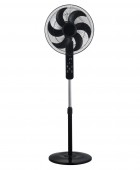ESTIA ΑΝΕΜΙΣΤΗΡΑΣ ΣΤΑΝΤ ΕΠΙΔΑΠΕΔΙΟΣ BOW 40cm 60w ΜΑΥΡΟΣ ΜΕ ΤΗΛΕΧΕΙΡΙΣΤΗΡΙΟ Επιδαπέδιοι