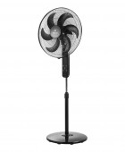 ESTIA ΑΝΕΜΙΣΤΗΡΑΣ ΣΤΑΝΤ ΕΠΙΔΑΠΕΔΙΟΣ BOW 45cm 75w ΜΑΥΡΟΣ ΜΕ ΤΗΛΕΧΕΙΡΙΣΤΗΡΙΟ Επιδαπέδιοι