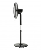 ESTIA ΑΝΕΜΙΣΤΗΡΑΣ ΣΤΑΝΤ ΕΠΙΔΑΠΕΔΙΟΣ BOW 45cm 75w ΜΑΥΡΟΣ ΜΕ ΤΗΛΕΧΕΙΡΙΣΤΗΡΙΟ Επιδαπέδιοι
