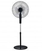 ESTIA ΑΝΕΜΙΣΤΗΡΑΣ ΣΤΑΝΤ ΕΠΙΔΑΠΕΔΙΟΣ CLEAR 45cm 60w ΜΑΥΡΟΣ ΜΕ ΧΡΟΝΟΔΙΑΚΟΠΤΗ Επιδαπέδιοι