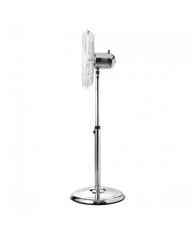ESTIA ΑΝΕΜΙΣΤΗΡΑΣ ΣΤΑΝΤ ΕΠΙΔΑΠΕΔΙΟΣ RETROFLOW 40cm 50w ΜΕΤΑΛΛΙΚΟΣ ΑΣΗΜΙ Επιδαπέδιοι