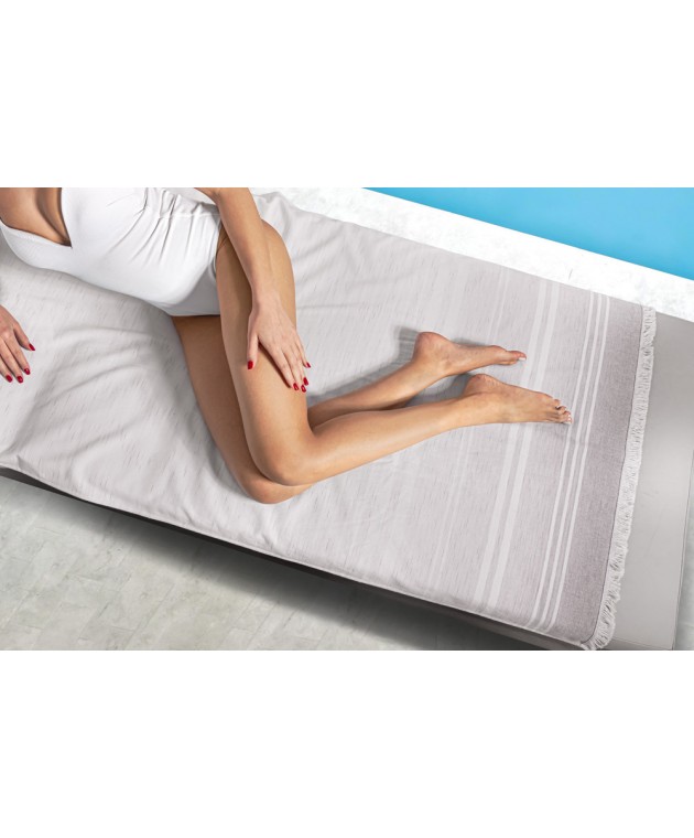 Πετσέτα θαλάσσης Serenity Titanium 90x180εκ. Πετσέτες Θαλάσσης 
