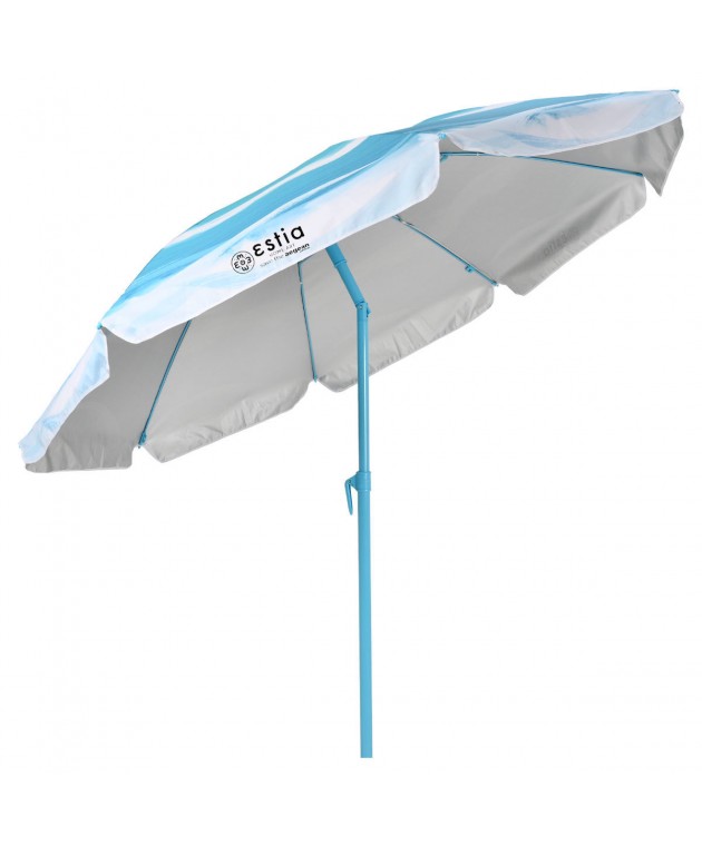 ESTIA ΟΜΠΡΕΛΑ ΘΑΛΑΣΣΗΣ TRANQUIL TIDES ΜΕ ΠΡΟΣΤΑΣΙΑ UPF 50+ ΜΕΤΑΛΛΙΚΗ 2m Ομπρέλες 