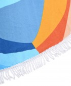 ESTIA ΠΕΤΣΕΤΑ ΘΑΛΑΣΣΗΣ SERENE SHORES MICROFIBER ΣΤΡΟΓΓΥΛΗ 150cm Πετσέτες Θαλάσσης Ενηλίκων