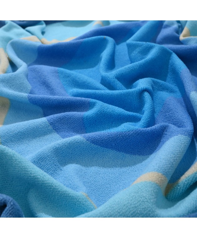ESTIA ΠΕΤΣΕΤΑ ΘΑΛΑΣΣΗΣ SERENE SHORES MICROFIBER ΣΤΡΟΓΓΥΛΗ 150cm Πετσέτες Θαλάσσης Ενηλίκων