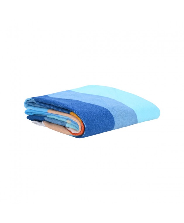 ESTIA ΠΕΤΣΕΤΑ ΘΑΛΑΣΣΗΣ SERENE SHORES MICROFIBER ΣΤΡΟΓΓΥΛΗ 150cm Πετσέτες Θαλάσσης Ενηλίκων