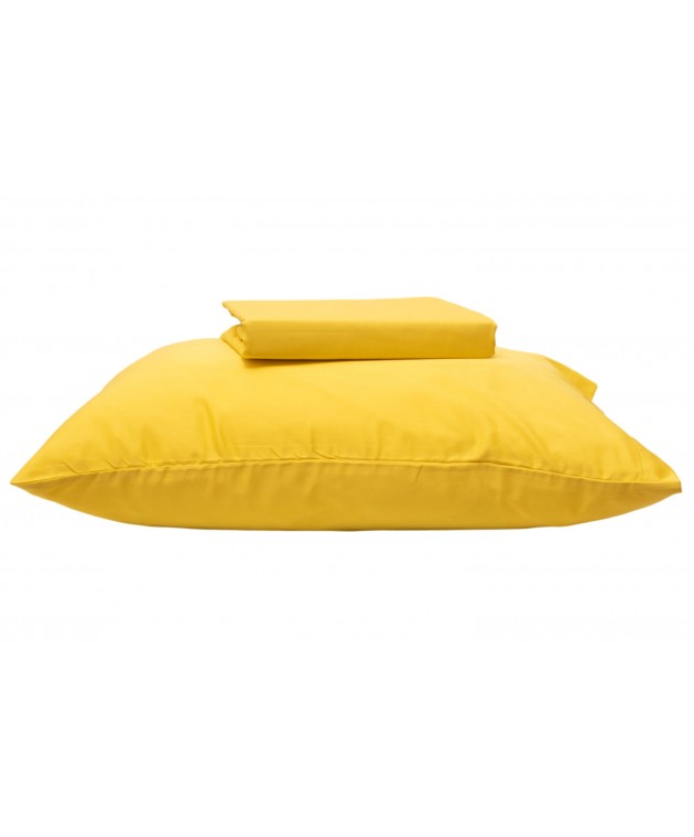 Παπλωματοθήκη μονή 160x240 Fashion 4 Yellow Παπλωματοθήκες Μονές Μονόχρωμες