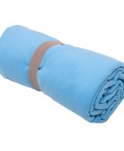 Πετσέτα Microfiber Μονόχρωμη 90x160 Σιέλ Πετσέτες Θαλάσσης 
