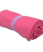 Πετσέτα Microfiber Μονόχρωμη 90x160 Φούξια Πετσέτες Θαλάσσης 