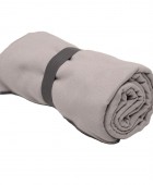 Πετσέτα Microfiber Μονόχρωμη 50x90 Γκρι Πετσέτες Γυμναστηρίου