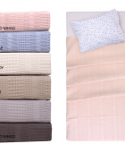 Κουβέρτα Πικέ Κούνιας 120x160 Αλέξα Λινό Κούνιας