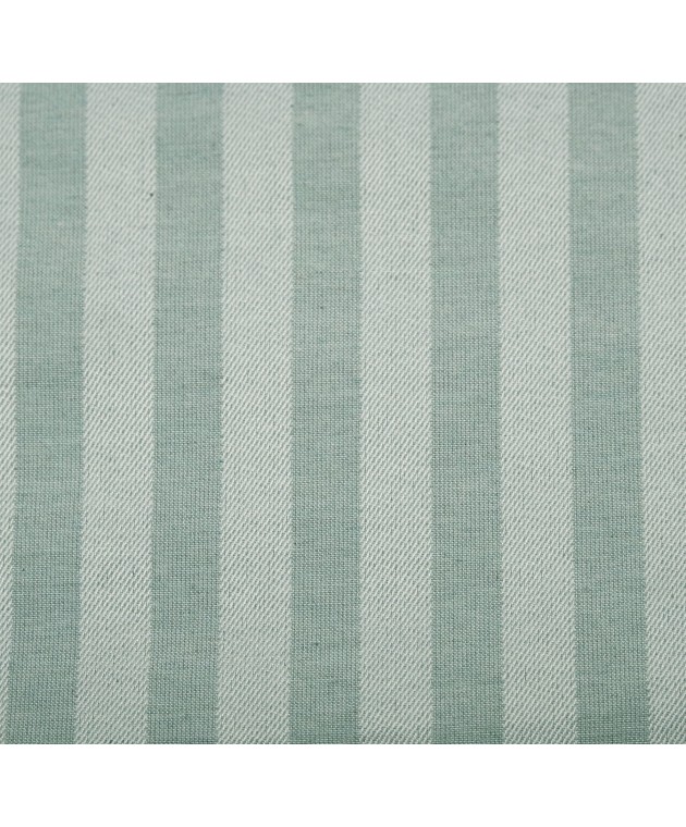 Ζεύγος Μαξιλαροθήκες 50x70 Polycotton Σατέν ριγέ 850 Μέντα Μαξιλαροθήκες Εμπριμέ