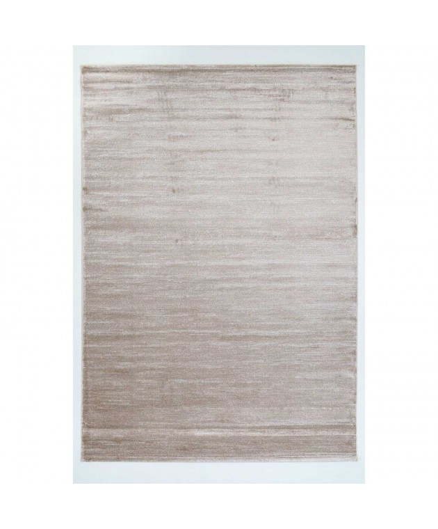 Χαλί ezzo Seta E086AH9 DARK BEIGE - 1.33x1.90 Μοντέρνα Χαλιά