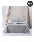 Σετ κουβερλί Υ/Δ (220Χ240) JAZZ 2 GREY, RYTHMOS HOME Κουβερλί Υπέρδιπλα