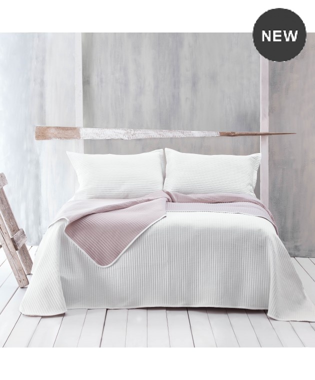 Σετ κουβερλί Υ/Δ (220Χ240) JAZZ 1 ECRU-PUDRA, RYTHMOS HOME Κουβερλί Υπέρδιπλα