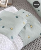 Σετ πετσέτες παιδικές 2 τεμ. BLAZE GREEN, RYTHMOS HOME Πετσέτες Παιδικές