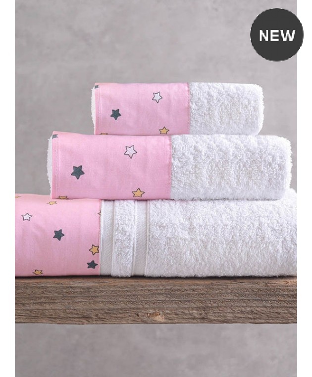 Σετ πετσέτες μπάνιου 3 τεμ. σε κουτί BLAZE PINK, RYTHMOS HOME Σετ πετσέτες Mπάνιου