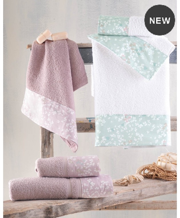 Σετ πετσέτες μπάνιου 3 τεμ. σε κουτί HARPIA VERAMAN, RYTHMOS HOME Σετ πετσέτες Mπάνιου