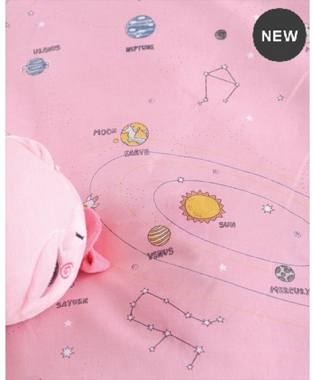 Σετ μαξιλαροθήκες (50Χ70) VENUS PINK, RYTHMOS HOME Μαξιλαροθήκες Εμπριμέ