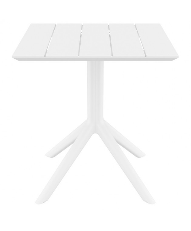 PARIS WHITE 70X70X74εκ. ΤΡΑΠΕΖΙ ΠΟΛ/ΝΙΟΥ Πλαστικά