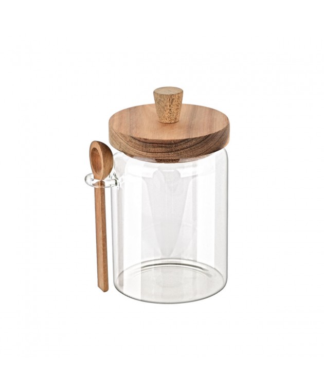 ESTIA ΔΟΧΕΙΟ ΑΠΟΘΗΚΕΥΣΗΣ ALLURE ΓΥΑΛΙΝΟ 850ml 9.7x12x17cm ΜΕ ΚΟΥΤΑΛΙ 