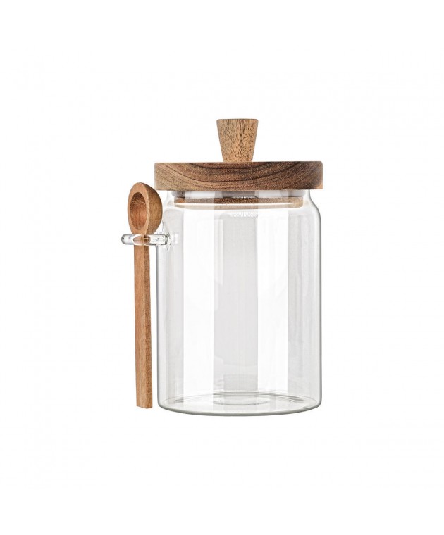 ESTIA ΔΟΧΕΙΟ ΑΠΟΘΗΚΕΥΣΗΣ ALLURE ΓΥΑΛΙΝΟ 850ml 9.7x12x17cm ΜΕ ΚΟΥΤΑΛΙ 