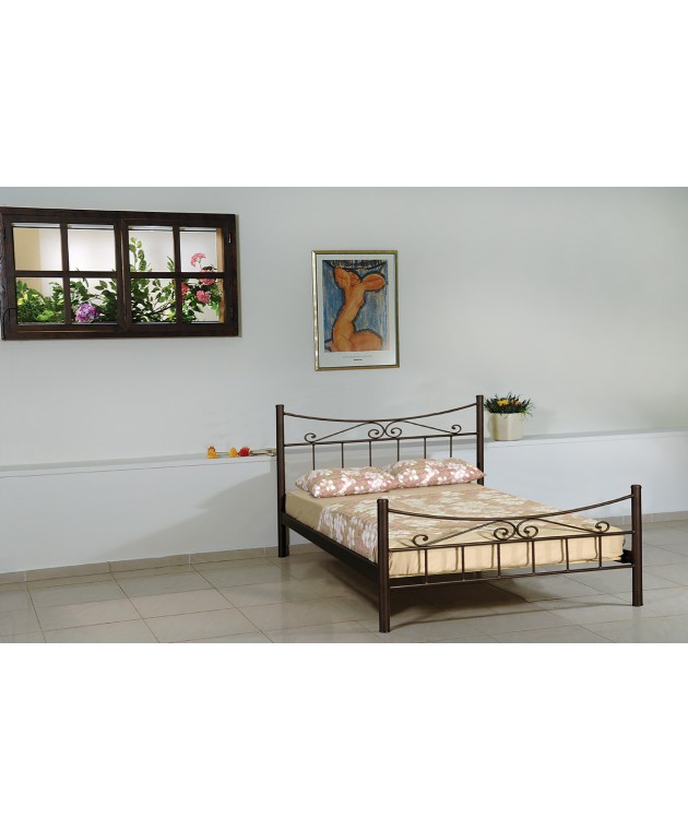 King Size Μεταλλικό Κρεβάτι Ηρώ 208 x 168cm Κρεβάτια