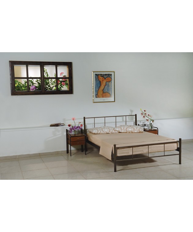 King Size Μεταλλικό Κρεβάτι Απιστία 208 x 168cm Κρεβάτια