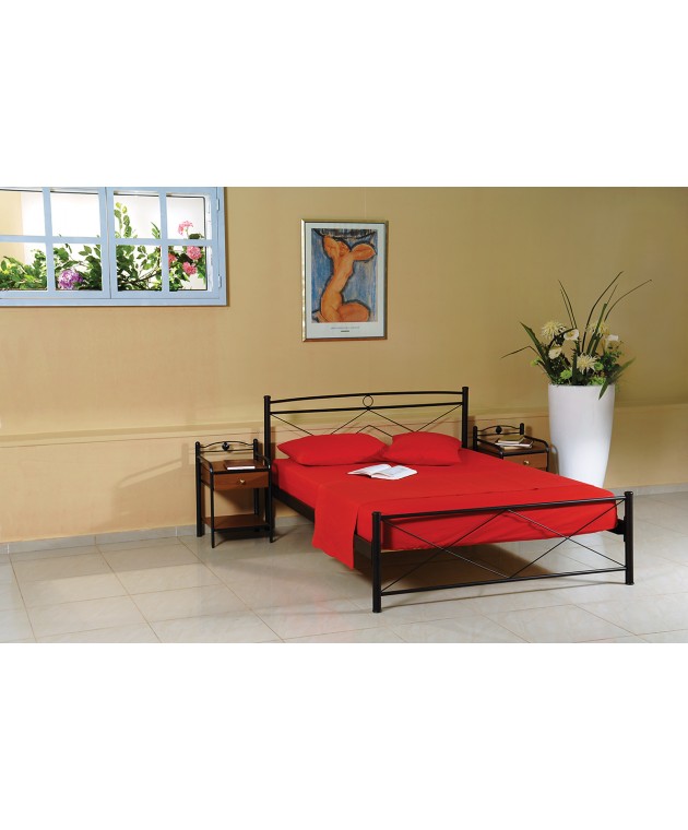 King Size Μεταλλικό Κρεβάτι Πυραμίδα 168 x 205cm Κρεβάτια