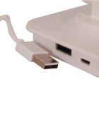 TLC 008 WH ΠΟΡΤΑΤΙΦ LED ΛΕΥΚΟ POWERBANK - TOUCH - DIMMER Φωτιστικά Γραφείου