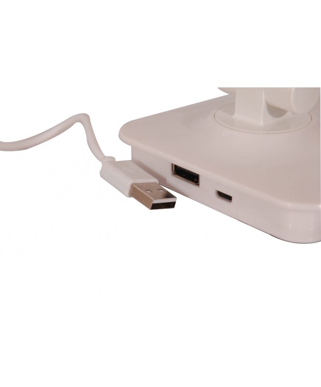 TLC 008 WH ΠΟΡΤΑΤΙΦ LED ΛΕΥΚΟ POWERBANK - TOUCH - DIMMER Φωτιστικά Γραφείου