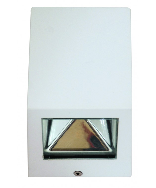 WLC 8107 WH LED ΑΠΛ.UP/DOWN ΤΕΤΡΑΓΩΝΗ 2*5W ΛΕΥΚΗ