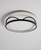 CCC 711 LED ΟΡΟΦΗΣ ΚΥΚΛΙΚΟ ΜΑΥΡΟ-ΑΣΠΡΟ ΦΩΤΙΣΤΙΚΑ ΟΡΟΦΗΣ
