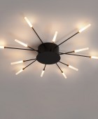 CCC 709-12 LED ΟΡΟΦΗΣ ΜΑΥΡΟ ΑΚΤΙΝΕΣ ΦΩΤΙΣΤΙΚΑ ΟΡΟΦΗΣ