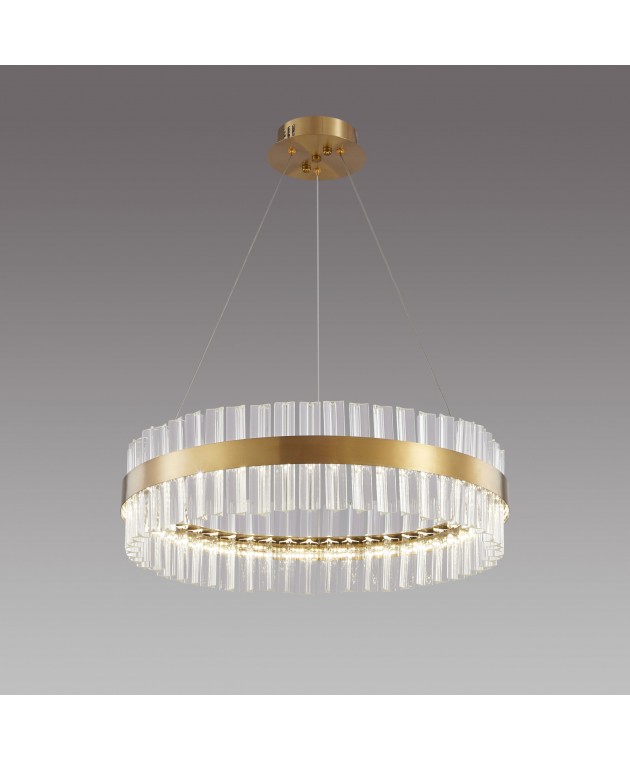PDC 707-60 LED ΣΤΡΟΓΓΥΛΟ Φ60 ΜΕ ΚΡΥΣΤΑΛΛΑ ΦΩΤΙΣΤΙΚΑ ΟΡΟΦΗΣ