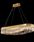 PDC 708-80 LED ΠΟΛΥΕΛΑΙΟΣ ΧΡΥΣΟΣ ΟΒΑΛ ΜΕ ΚΡΥΣΤΑΛΛΑ ΦΩΤΙΣΤΙΚΑ ΟΡΟΦΗΣ