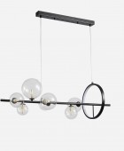 PDC 2049-7  ΡΑΓΑ ΜΑΥΡΗ ΜΕ LED KAI G9 ΓΛΟΜΠΟΥΣ ΔΙΑΦΑΝΟΥΣ ΦΩΤΙΣΤΙΚΑ ΟΡΟΦΗΣ