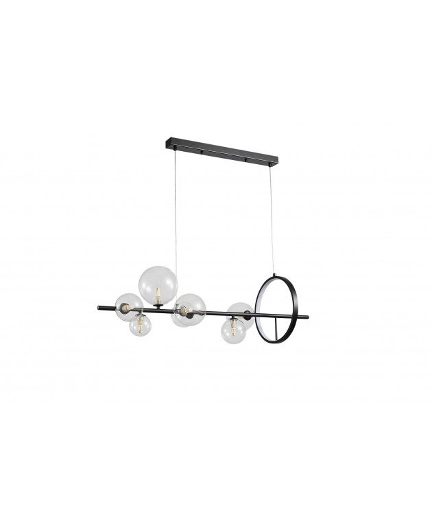 PDC 2049-7  ΡΑΓΑ ΜΑΥΡΗ ΜΕ LED KAI G9 ΓΛΟΜΠΟΥΣ ΔΙΑΦΑΝΟΥΣ ΦΩΤΙΣΤΙΚΑ ΟΡΟΦΗΣ