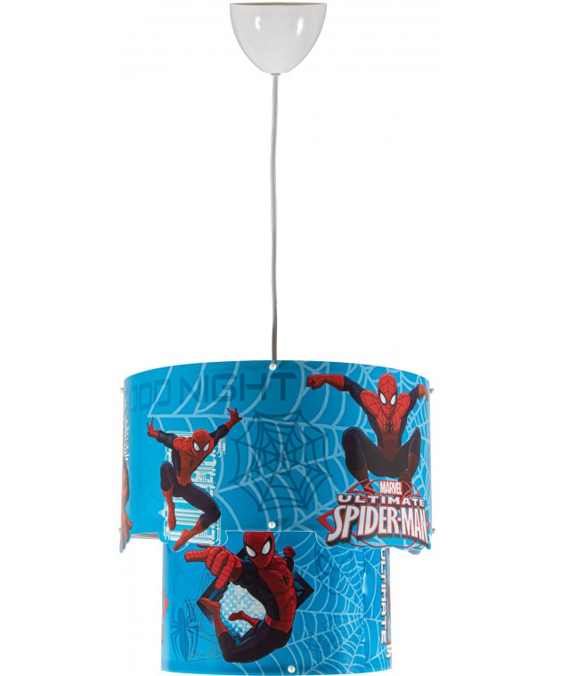 PDT 4352 SM ΚΡΕΜ. 1/Φ ΔΙΠΛΟ ΠΑΙΔΙΚΟ SPIDERMAN 1ΧΕ27 Φωτιστικά