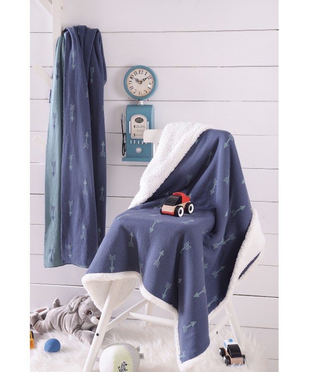 Κουβέρτα βαμβακερή αγκαλιάς (80X100) TIPI, RYTHMOS HOME Βαμβακερές Κουβέρτες