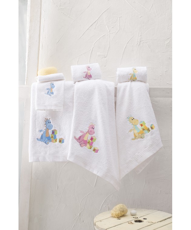 Σετ πετσέτες bebe 2 τεμ. WILLY PINK, RYTHMOS HOME