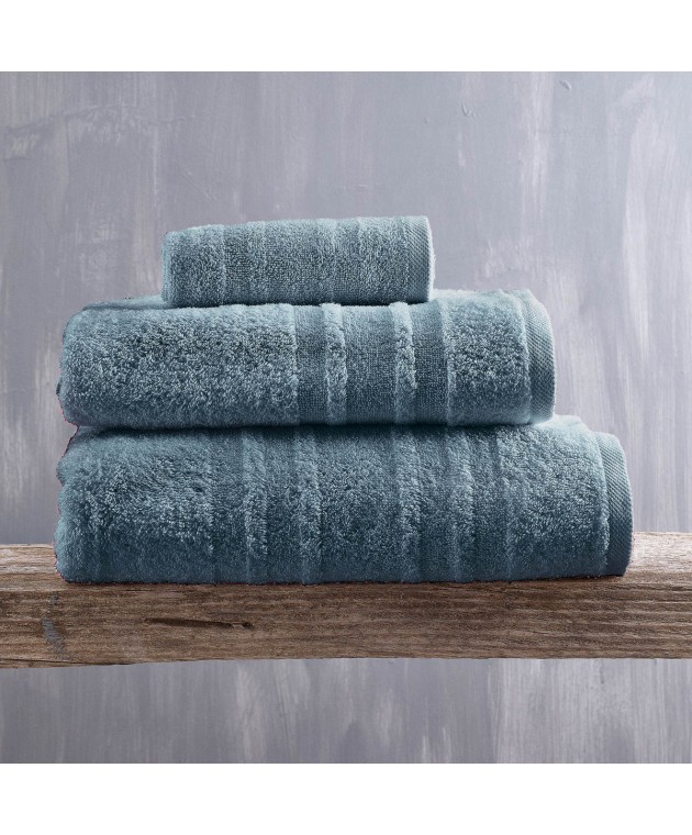 Πετσέτα προσώπου (50X90) LAURA DENIM, RYTHMOS HOME Πετσέτες Mπάνιου