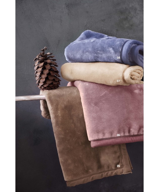 Κουβέρτα βελουτέ Υ/Δ (220Χ240) VELOUR ΓΚΡΙ ΣΚΟΥΡΟ, RYTHMOS HOME Κουβέρτες Βελουτέ Υπέρδιπλες