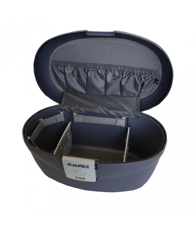 Beauty Case AMBER Μπλε/Γκρι AM1009 Beauty Case